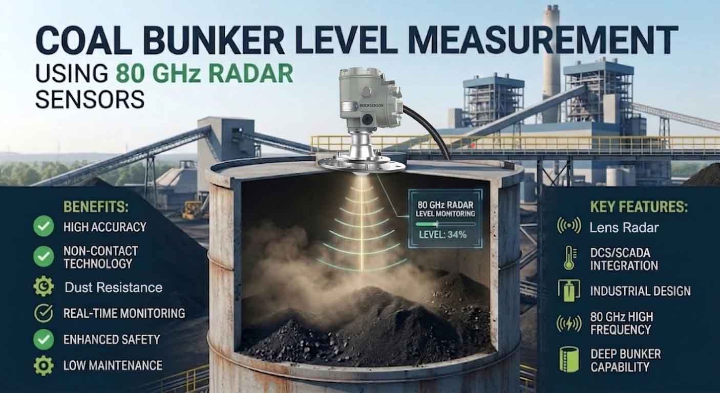 You are currently viewing Reliable Coal Bunker Level Measurement Using 80 GHz Radar Sensors