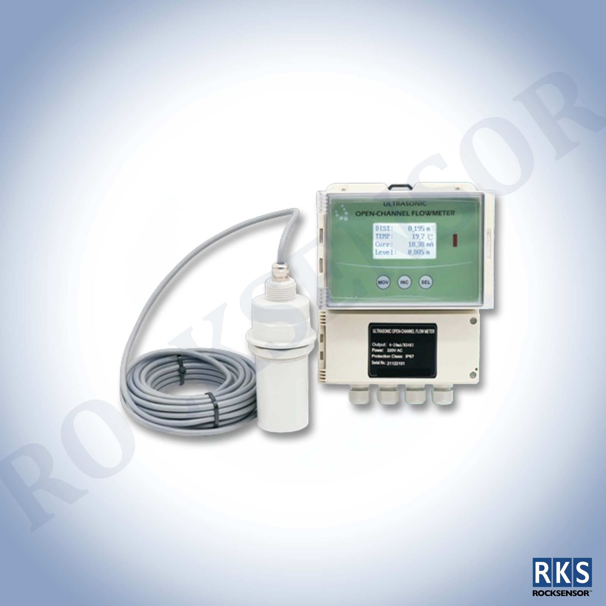 RTCM Ultrasonic open channel Flowmeter